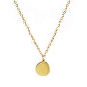 kompass kette gold, rückseite