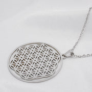 Lebensblume Silber Kette