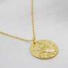 Löwen Medallion Kette Gold (Silber 925, vergoldet)