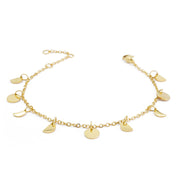Mondphasen Armband Gold
