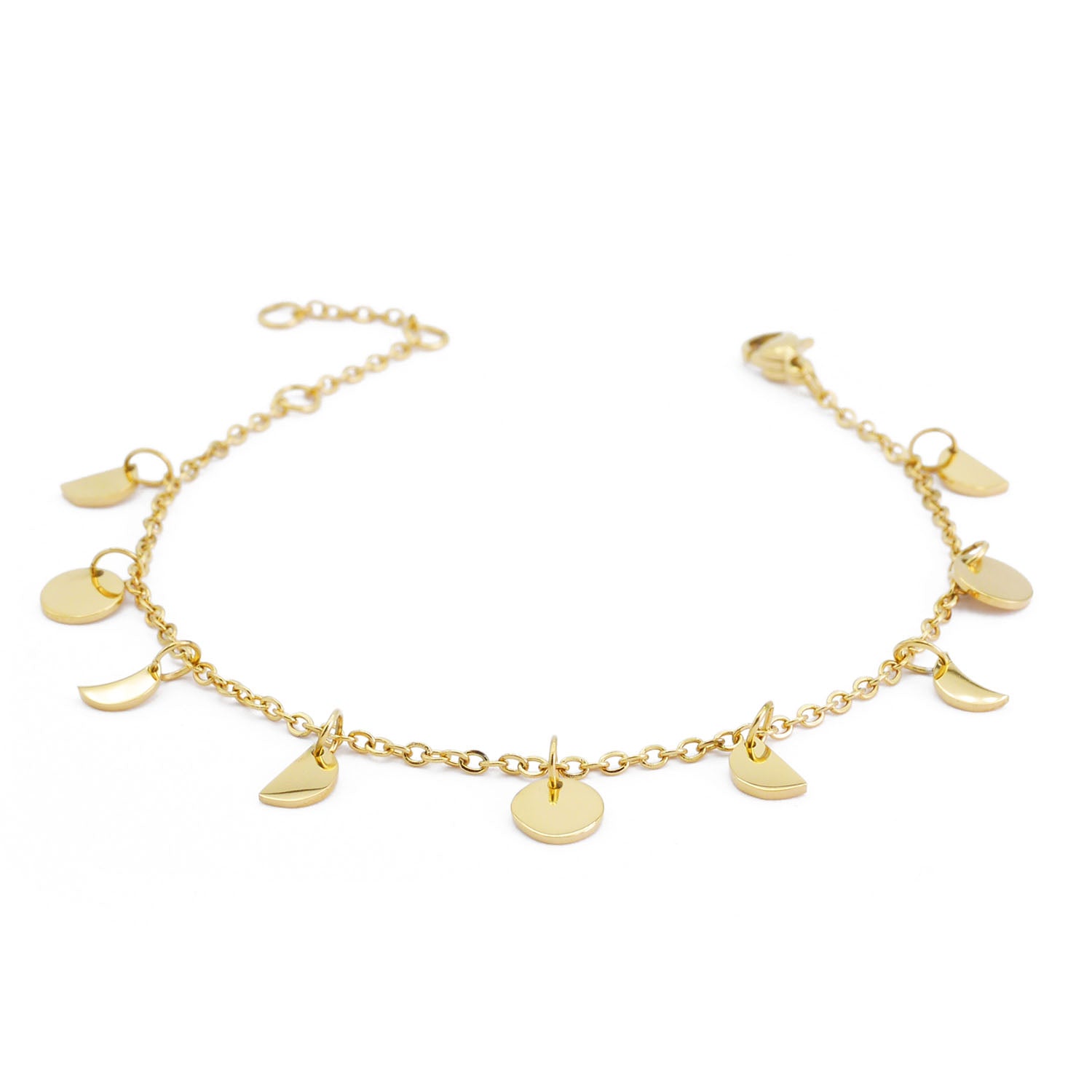 Mondphasen Armband Gold