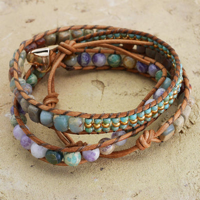 BOHO Armband aus Natursteinen
