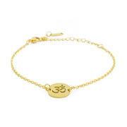 OM Armband Gold / Edelstahl vergoldet