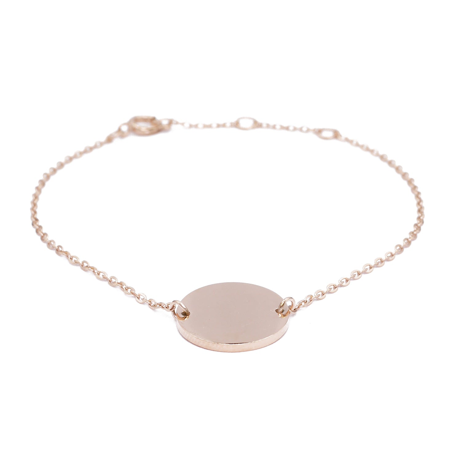 Rosegold Plättchen Armband