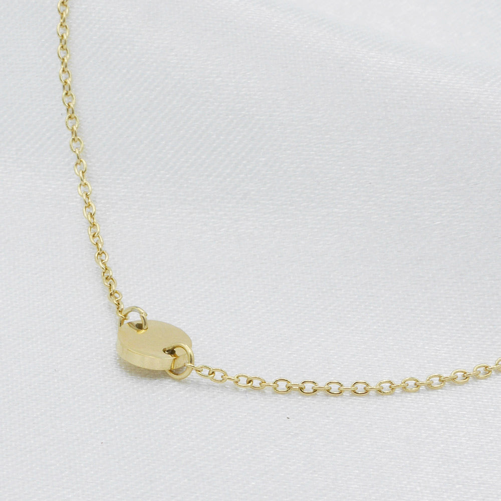 Plättchen Armband vergoldet