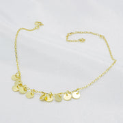Plättchen Armband Gold