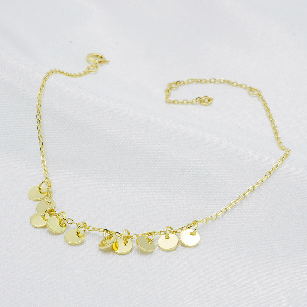 Plättchen Armband Gold