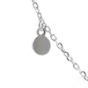Plättchen Halskette aus 925 Silber