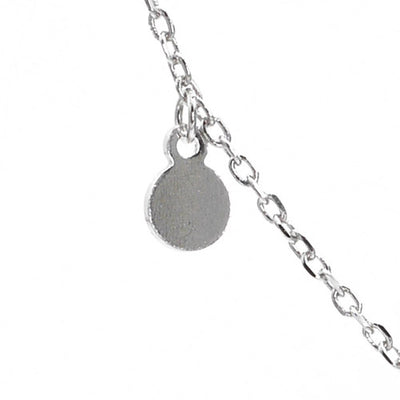 Plättchen Halskette aus 925 Silber