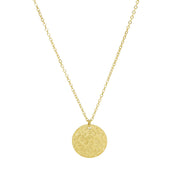Plättchenkette Gold, vergoldet