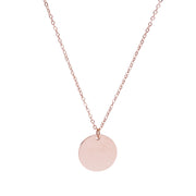 Plättchenkette Rosegold