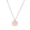 Plättchenkette Rosegold