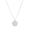 Plättchenkette Silber, versilbert