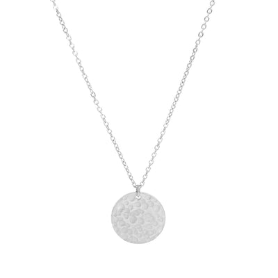 Plättchenkette Silber, versilbert