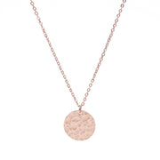 Plättchenkette Rosegold