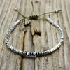 Silber glänzendes Armband