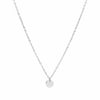 Plättchen Kette Silber