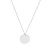Plättchenkette Silber, versilbert