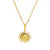 Sonne Halskette Gold (Edelstahl vergoldet)