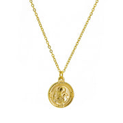 sankt benedikt halskette gold (vergoldet)