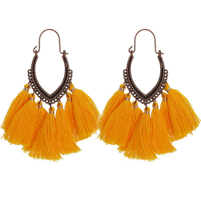 Tassel Ohrringe Orange