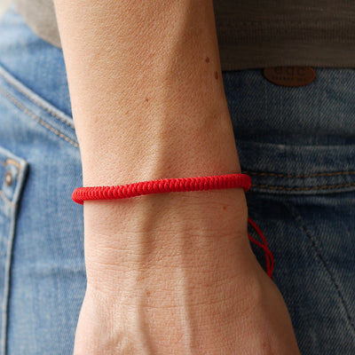 Tibetisches Armband rot