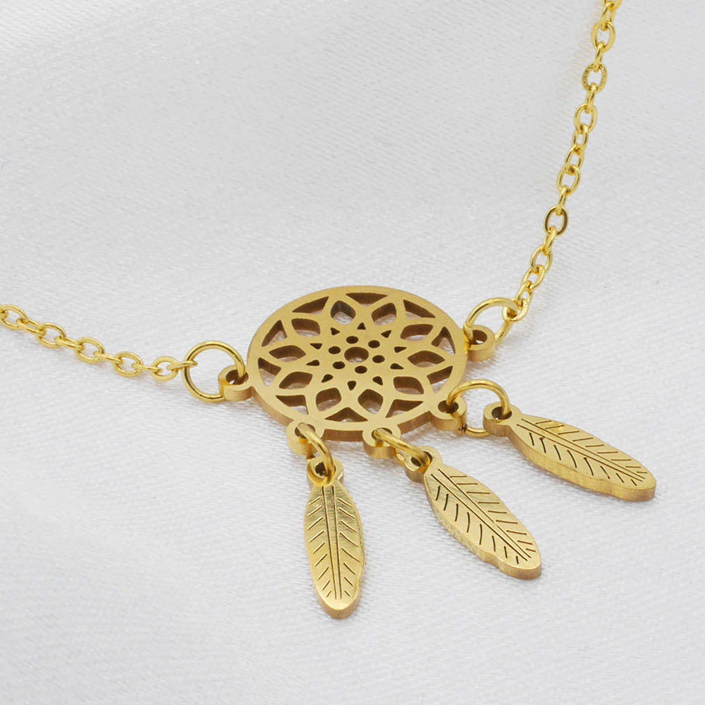 traumfänger armband gold