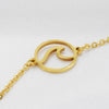 Wave Welle Armband Gold