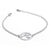 Armband mit Welle / Wave Edelstahl / Silber