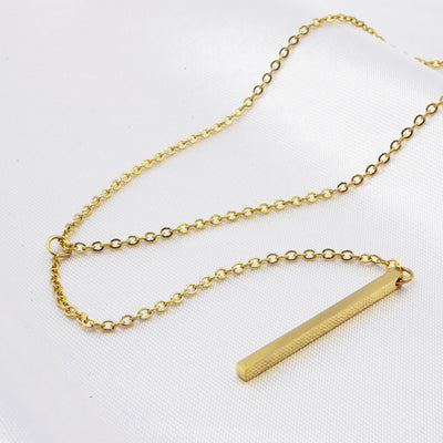 Y Kette Gold mit Stab