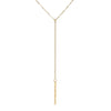 Y Kette mit Stab, Gold