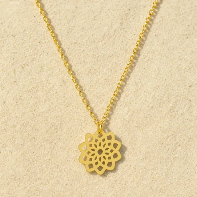 Flowers chain gold