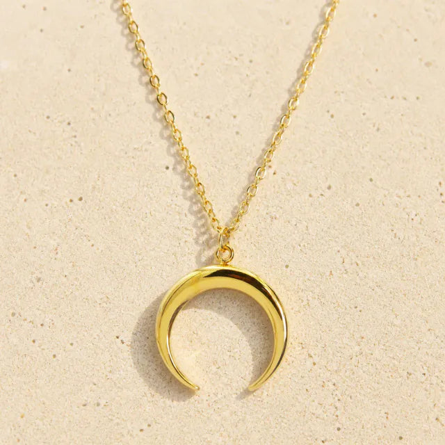 Double horn chain gold