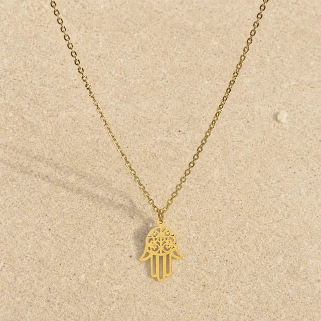 Fatima Hand Halskette Gold
