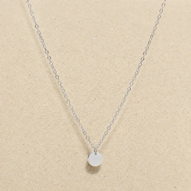 Plate chain silver