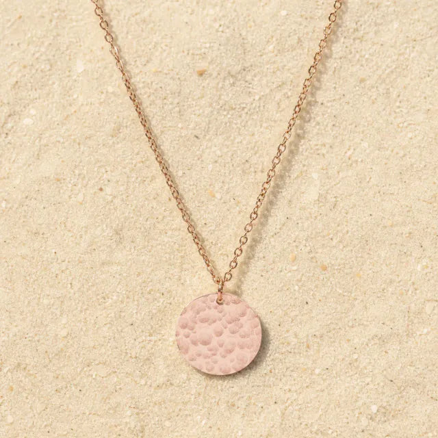 Plate chain rose gold