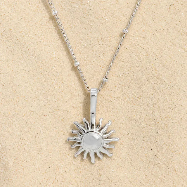 Sonnen Kette Silber
