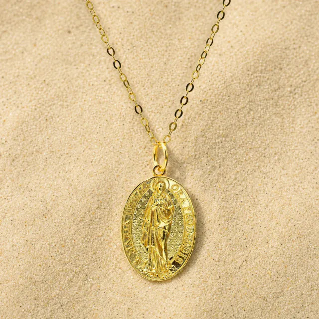 Amulet chain 'St. Maria' gold